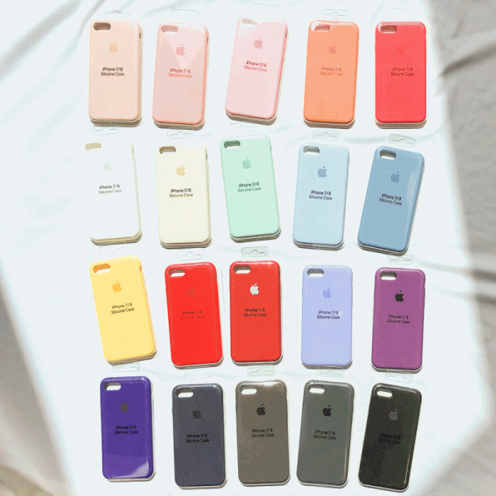 8월특가♥아이폰 파스텔 실리콘 케이스 20colors