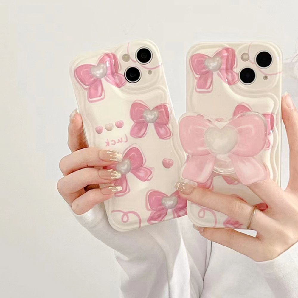 한정특가&당일♥아이폰 공주 핑크리본 스마트톡 케이스